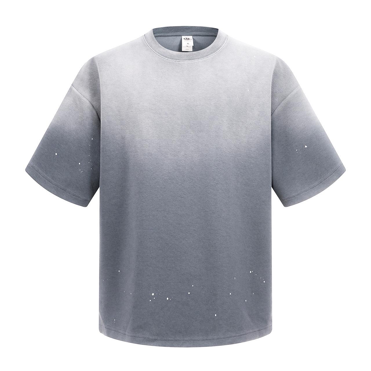 

Chain Tide 2026 Men s Retro Washed T-shirt, 305g Short Sleeve, Trendy Summer Style XL