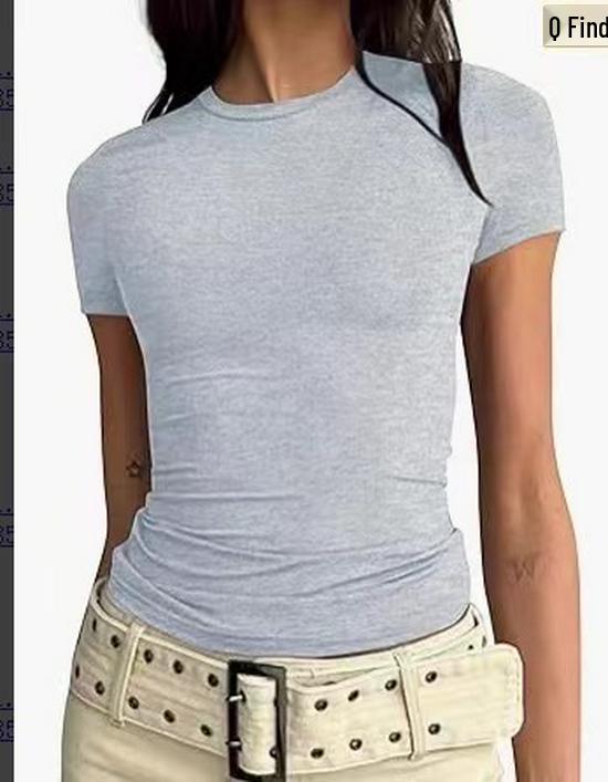 European and American Women's Casual Slim Fit Long Sleeve Pullover T-shirt Streetwear Set