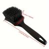 Multi-Purpose Car Tire Cleaning Brush with Stiff Bristles Durable PP Material for Auto Maintenance