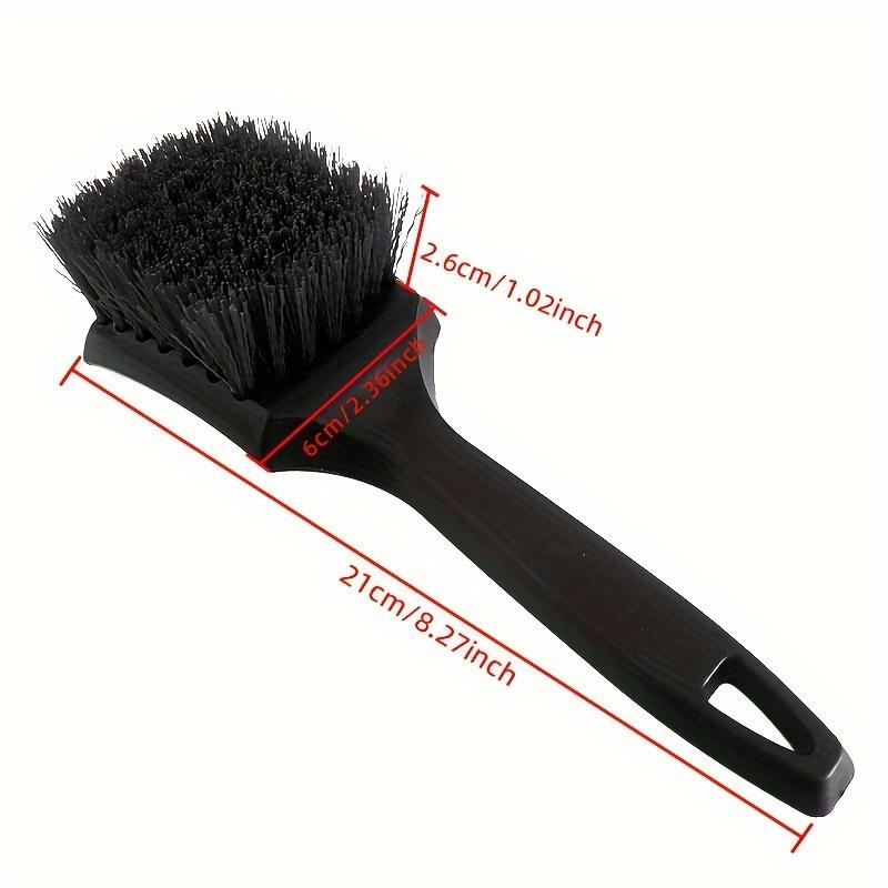 Multi-Purpose Car Tire Cleaning Brush with Stiff Bristles Durable PP Material for Auto Maintenance