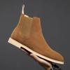 Bottes Chelsea Homme Style Britannique Bottines Cuir Véritable Daim Haute Qualité Chaussures pour Homme Nouvelles Bottes d'Affaires Zapatos Hombre