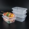 Disposable Rectangular Plastic Takeout Food Containers with Lids