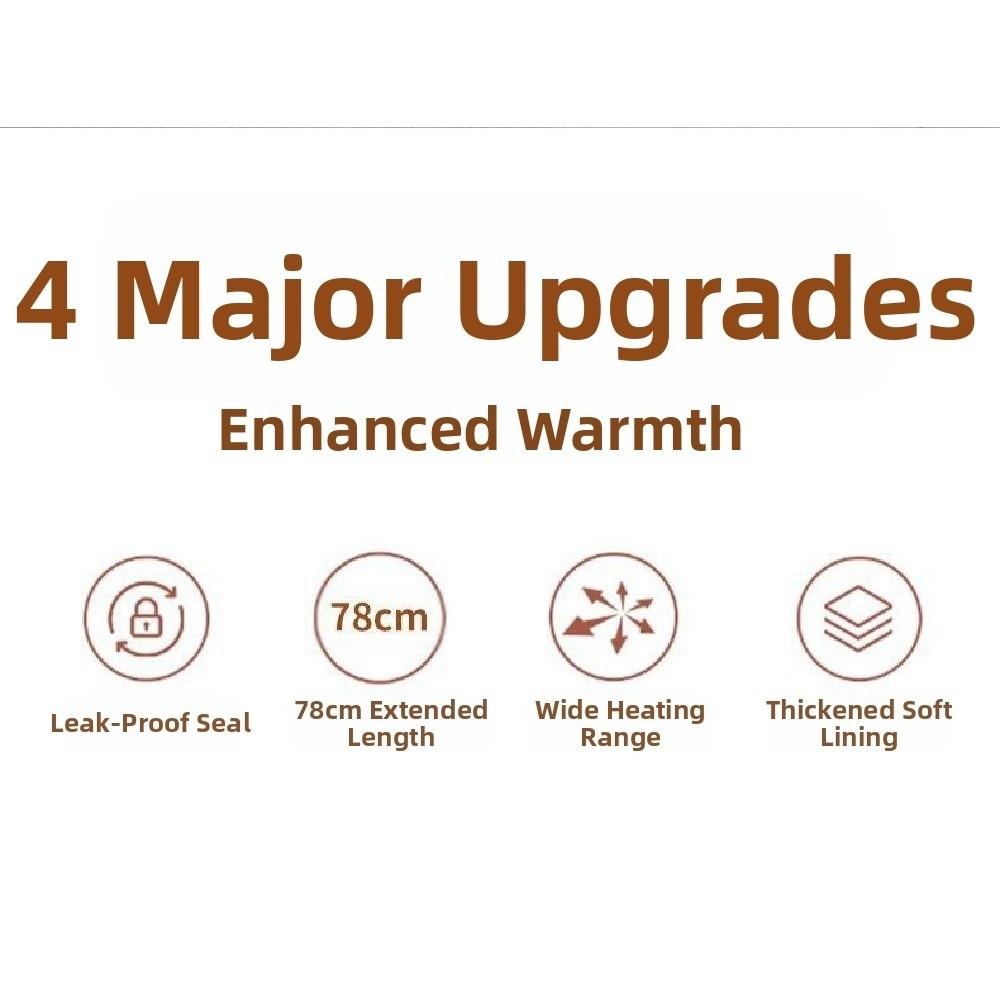 Leak-proof Warm Water Bag Removable Hand Warmers Soft Water-filled Waist Warmer  Hand