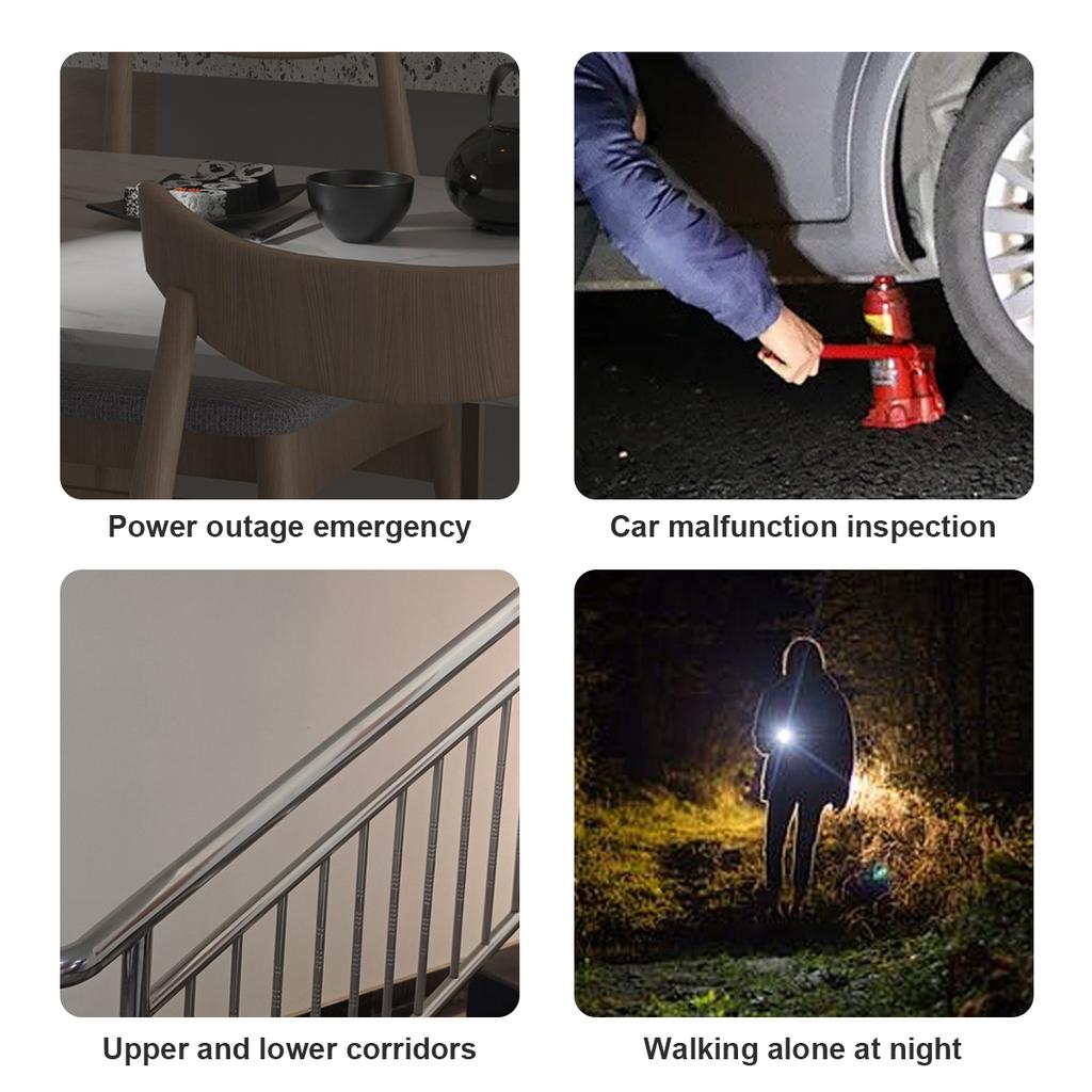 Mini Led Flashlight Not Need Battery Design Cob Cold White Powered By Type C Connectors Portable Pocket Size Working Flashlights