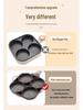 Adjustable Temp Non-Stick Egg & Burger Frying Pan: Four-Hole Multi-Functional Breakfast Machine