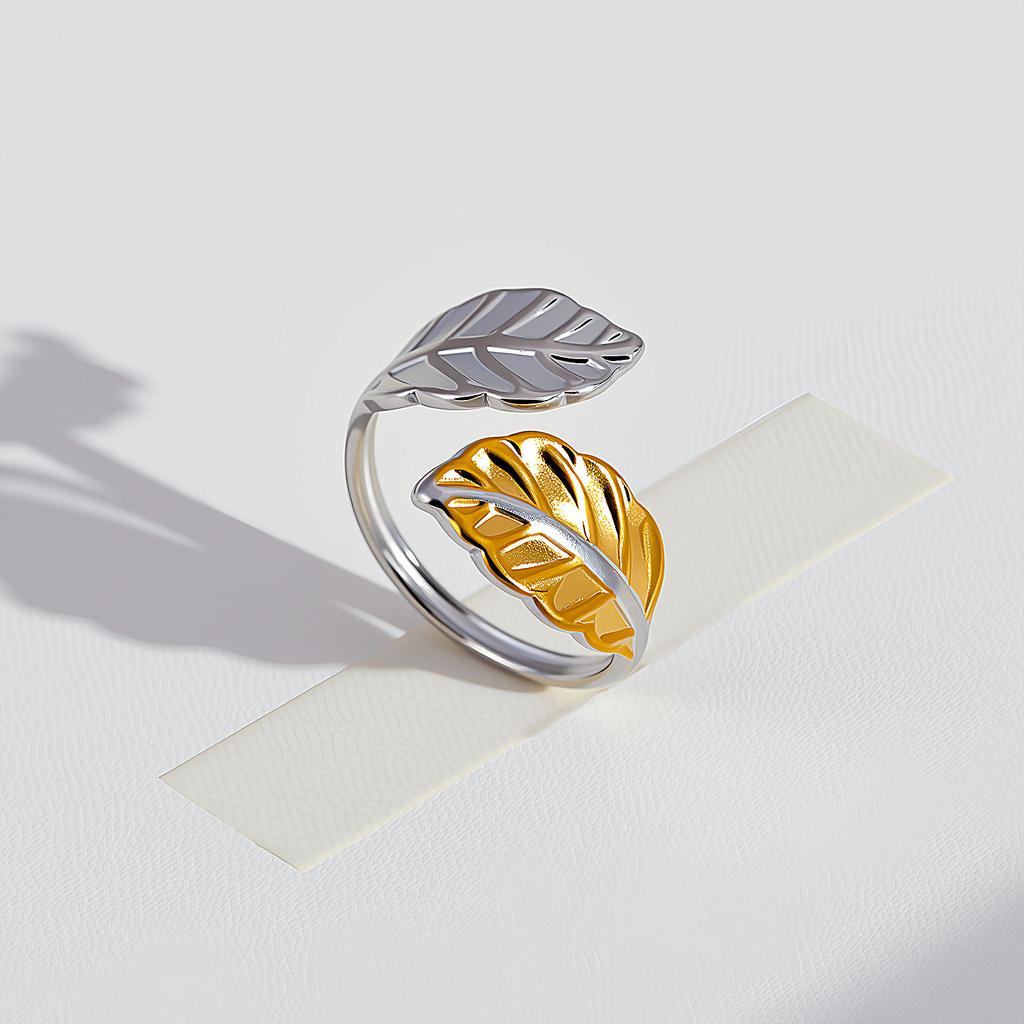 Fashion Geometric Rings for Women Gold Silver Color Stainless Steel Adjustable Ring Wedding Party Fashion Christmas Jewerly Gift