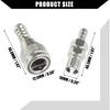 5/16" Boat Fuel Connector Male Female And Locking Nut For Tohatsu For Nissan 2/4-Stroke Outboard 5-90HP Engine/Marine Boat Motor Fuel Tank