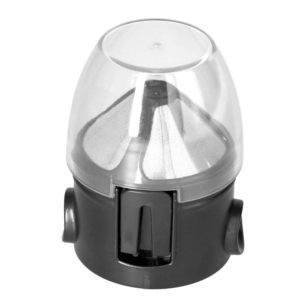 304 Stainless Steel Coffee Filter with Transparent Plastic PP Cup Portable Coffee Dripper for