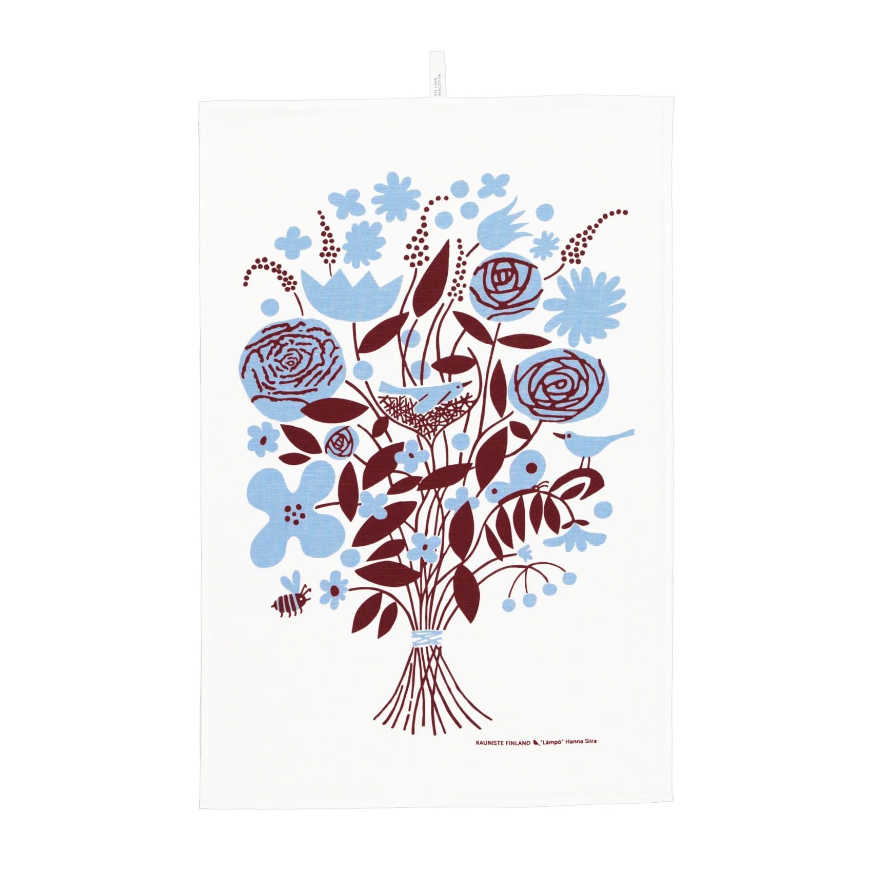 

kauniste Kauniste Kitchen Towel (Lampo Red)