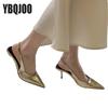 2025 Fashion New Style Cusp high-heeled shoes Summer Solid simple elegant women's shoes Sexy and versatile slim heeled high heel