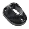 Motorcycle Accessory For Exhaust Pipe Exhaust ABS Plastic Carbon Fiber Finish Exhaust Tail Cover Stylish Motorcycle Upgrade