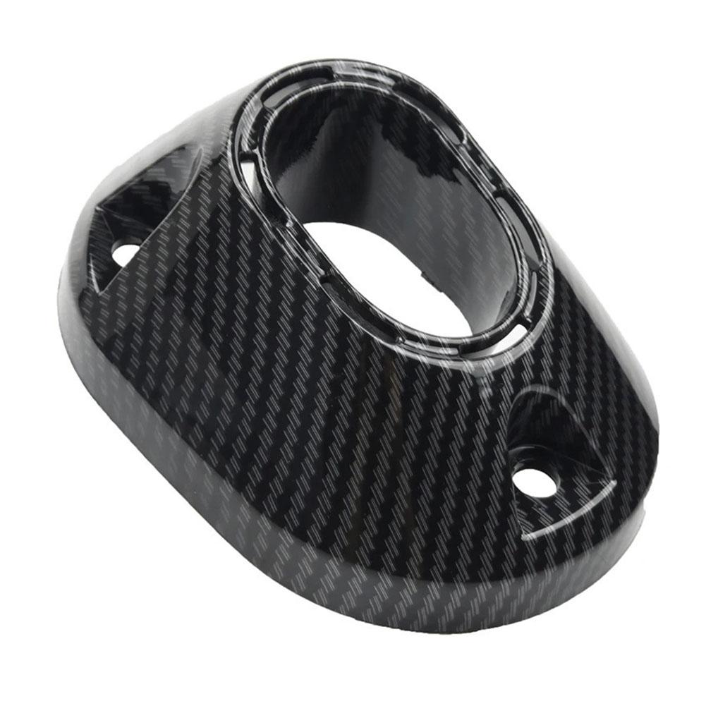 Motorcycle Accessory For Exhaust Pipe Exhaust ABS Plastic Carbon Fiber Finish Exhaust Tail Cover Stylish Motorcycle Upgrade