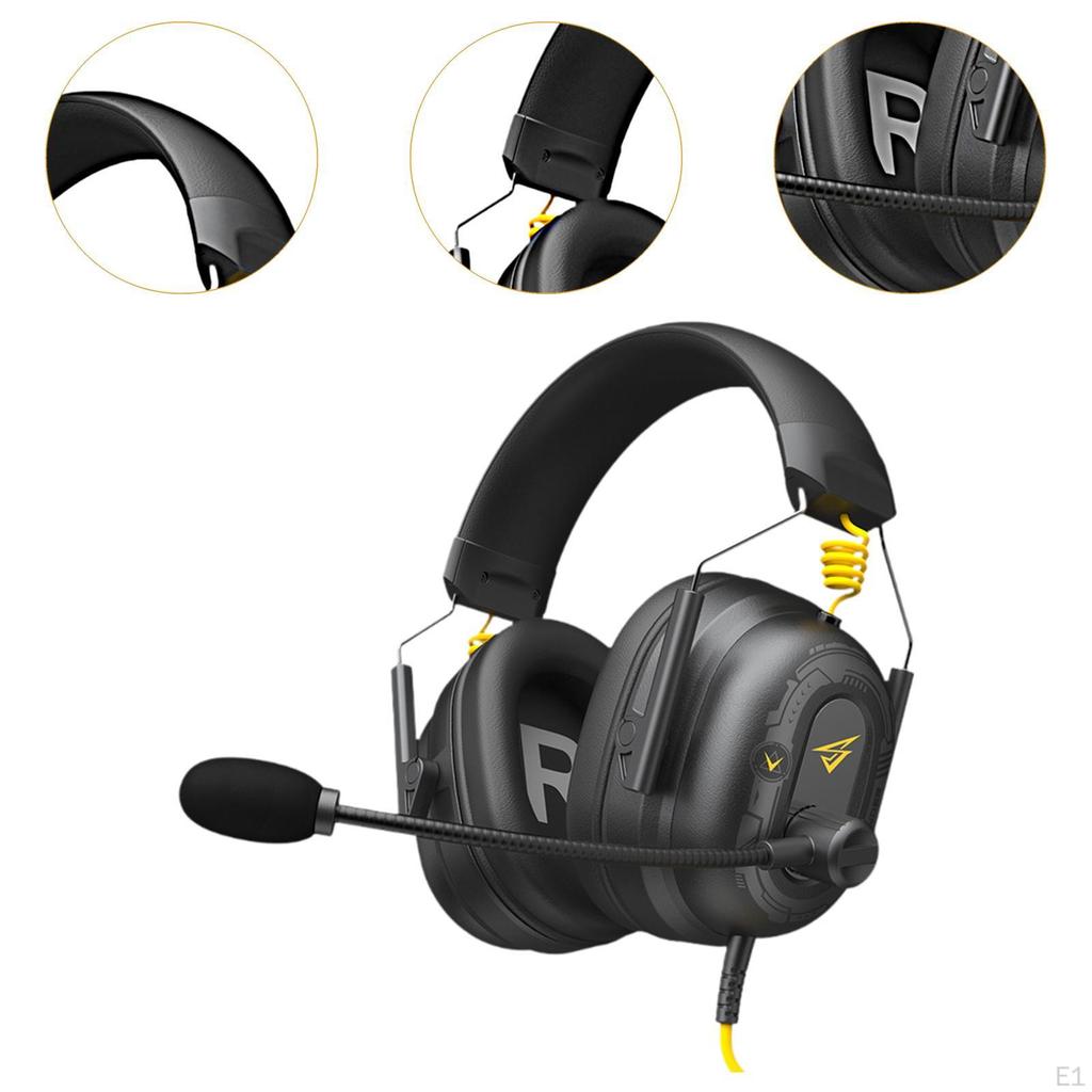 Wired Gaming Headset 3 Special Sound Effects Portable Headphones for Home Computer E Sports Players