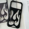 Matný TPU kryt na telefon s povrchovou úpravou Flame Hollow Cooling Spray