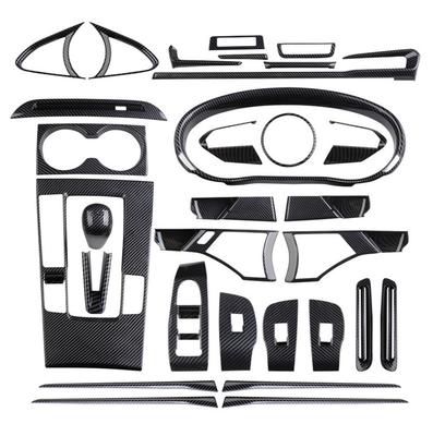 Sada interiérových panelů vozu, krycí dekorace, nálepka z uhlíkových vláken, vhodná pro Mazda 3 Axela 2020