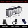 Inflatable Car Bed and Footrest for Rear Seat Use In Sedans and SUVs