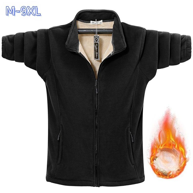 New loose plus size men's plus lambswool warm casual sports lapel lightweight soft anti-wrinkle breathable cotton long-sleeved sweater jacket