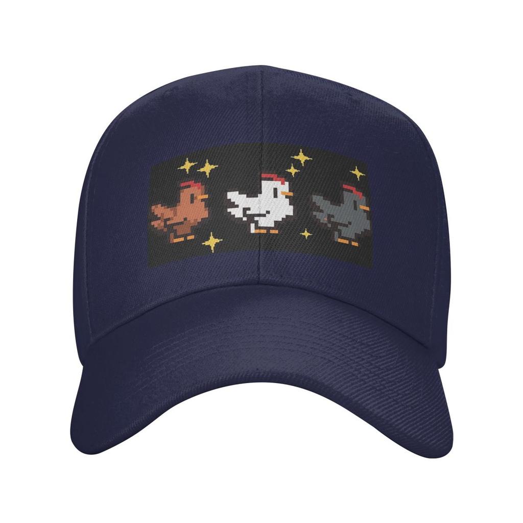 Unhappy Chickens Stardew Valley Game Cute Cartoon Baseball Caps Fashion Men Women Hats Outdoor Cap Hiphop Baseball Hat Casquette