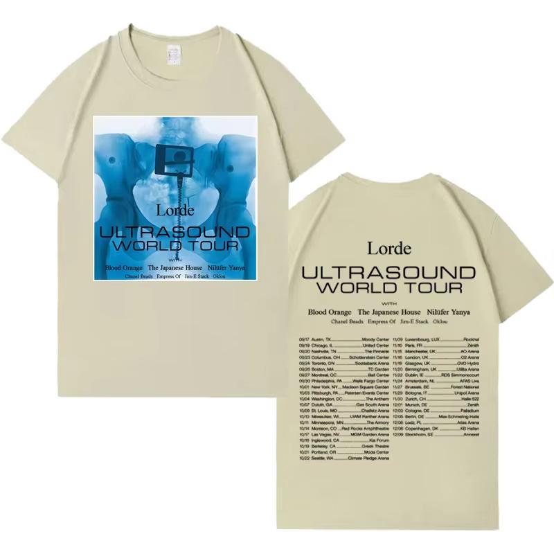 Singer Lorde Virgin Album NEW Graphics Mens Womens Gothic Tshirts Cotton Fashion High Quality Cozy Casual Short Sleeve Top