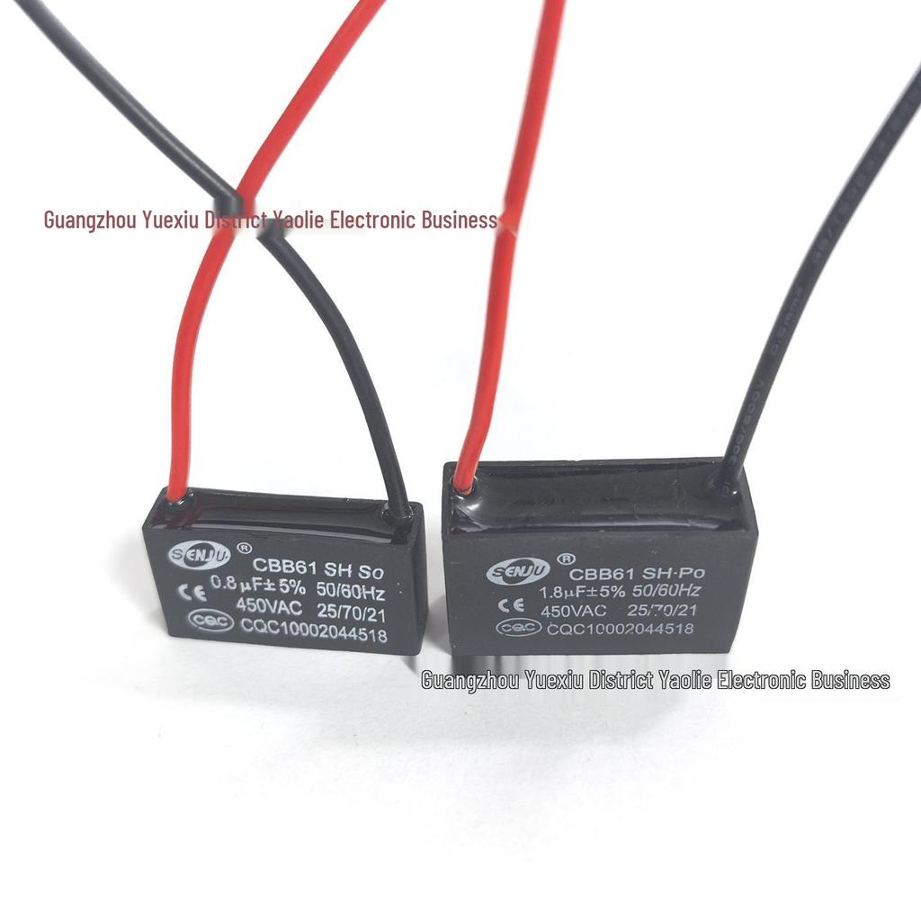 CBB61 10uF 450VAC Universal Ceiling Fan & Range Hood Start Capacitor