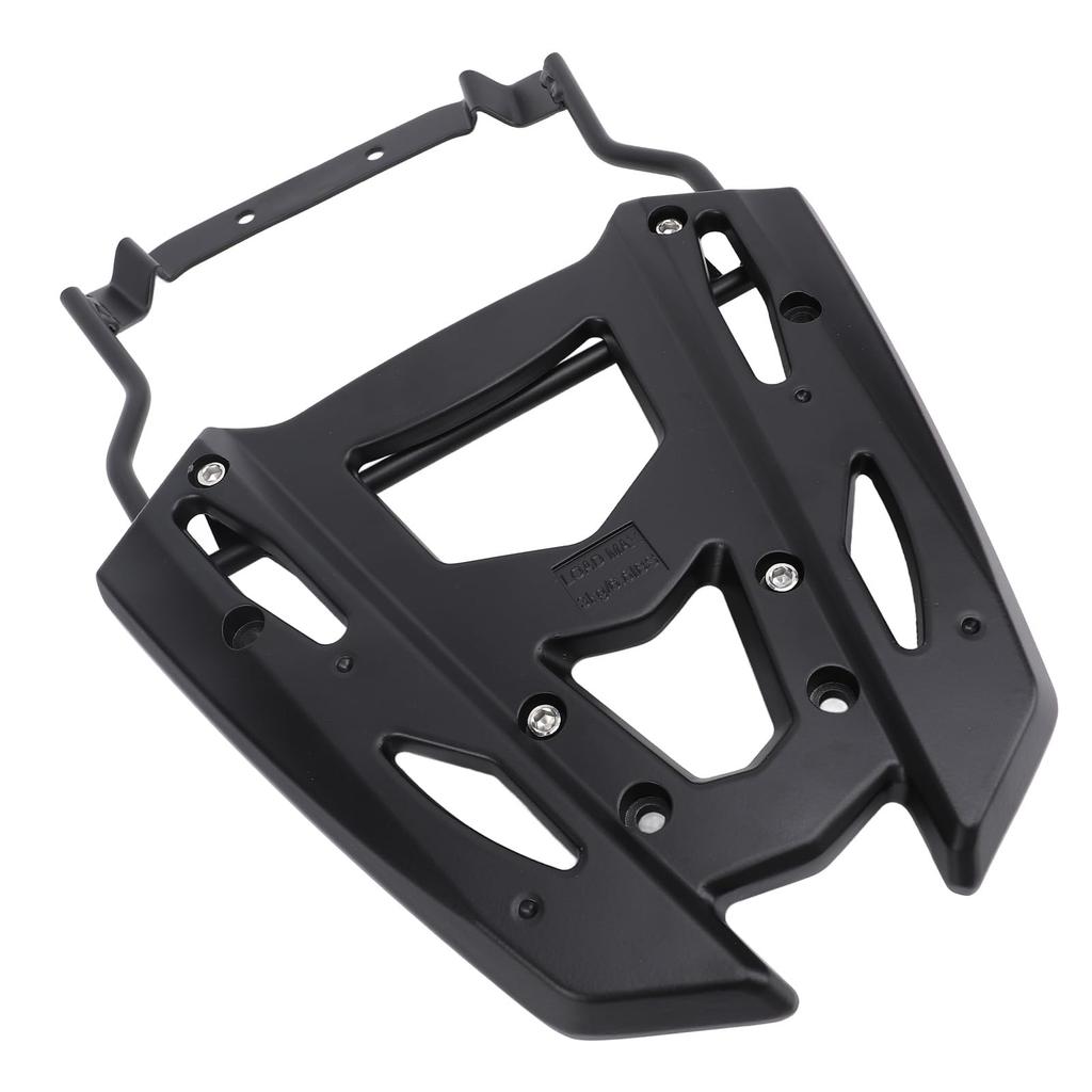 Motorcycle Tail Cargo Bracket Replacement for NVX155 Black Matte Finish with Polished Sandblasting for Extended Hollow Design for Extra Storage Space