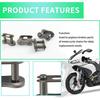 4 Pieces 420 Master Link Connector, Suitable Motorcycle Chains Bicycle Chains, Universal Chain for Mountain Bikes, Bicycles, and Motorcycles