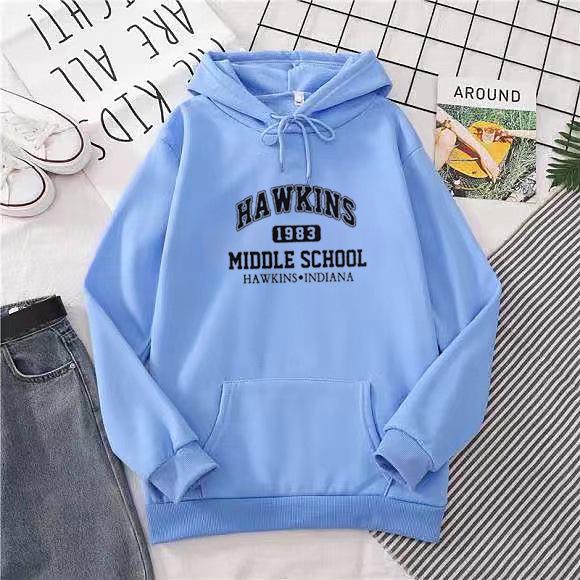 2023 Unisex Plus Velvet Hooded Sweatshirt for Autumn-Winter: Loose Fit, Ideal for Couples