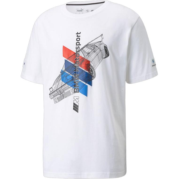 

Puma Letter Short Sleeve Pullover Round Neck T-Shirt Men tops 531128-02 L