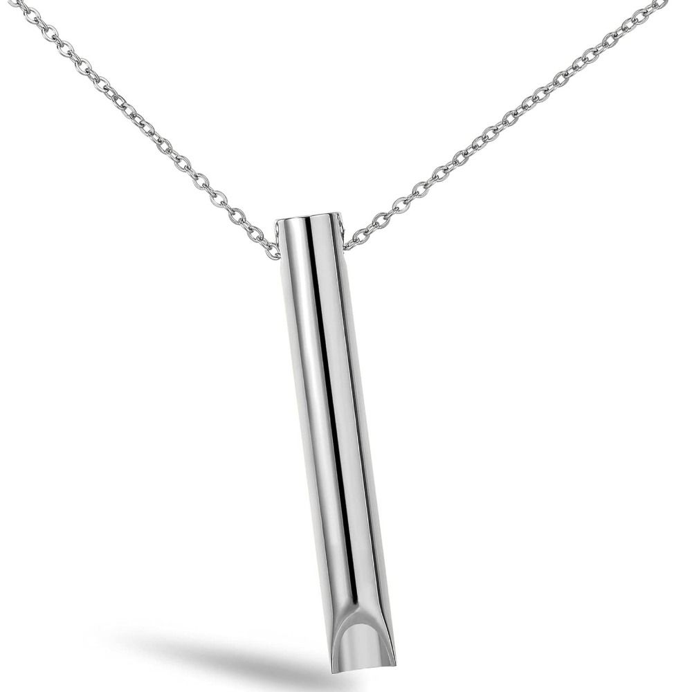 Chain Mindful Breathing Necklace Calming Anxiety Relief Necklace Gift Stress Anxiety Necklace  Men