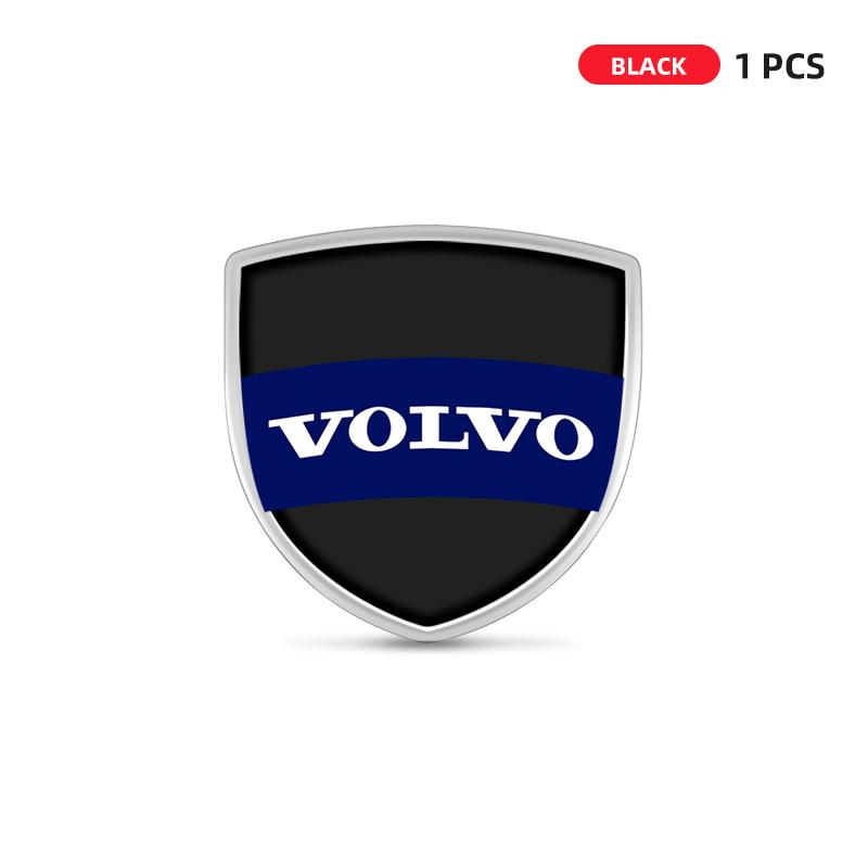 

1/2pcs 3D Metal Car Styling Shield Emblem Badge Stickers For Volvo Rdesign Polestar AWD V50 S60 XC60 S40 XC40 XC90 V60 S80 S90
