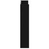 Shoe Cabinet Black Oak Effect 80 x 18 x 90 cm Engineered Wood