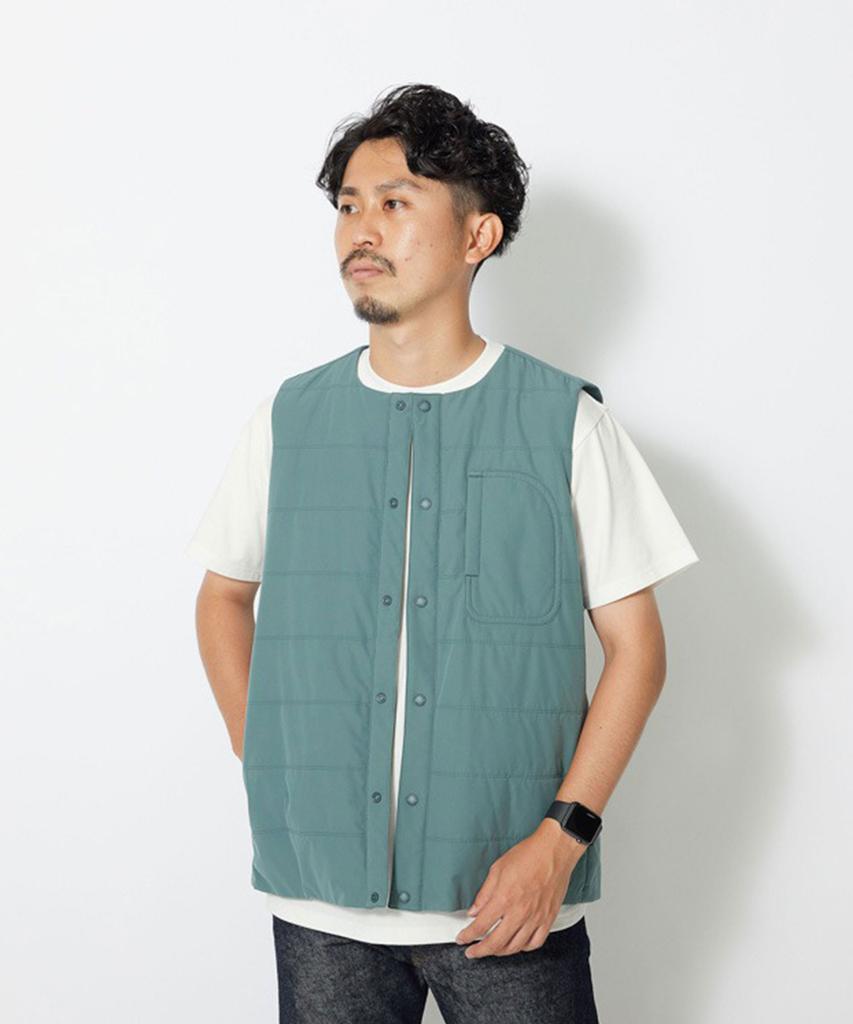 Snowpeak Flexible Insulated Vest - Balsam Green / Sw-23Su004Bgr