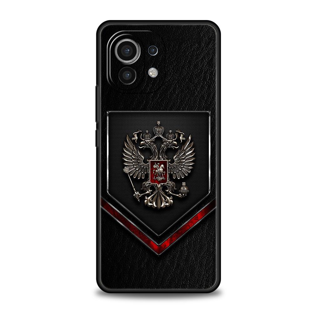 Russia Russian Flags Phone Case for Xiaomi Mi 14 13 12 11 Ultra 13T 12T Poco C51 F3 F4 F5 X3 X4 NFC M3 Pro Lite 5G Silicon Cover
