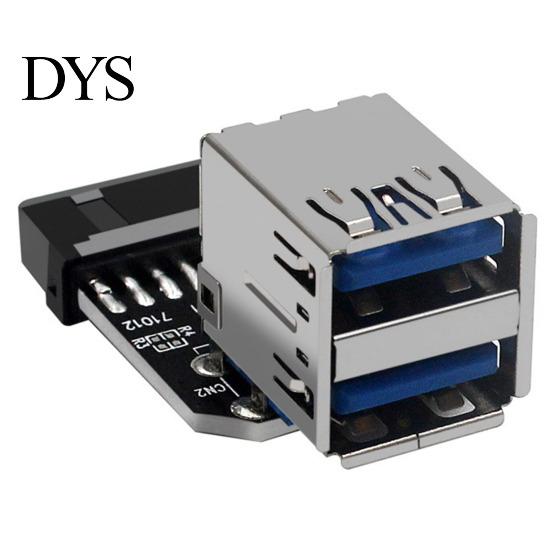 Ultra-thin USB Adapter USB3.0/3.1 IDC19P/20P To A Female Port Slim Design with Inner Connection Dongle Mainboard Computer Accessories Exquisite USB3.0