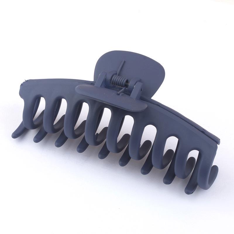 Frosted Large Acetate Hair Claw Clip - Back of Head Hair Grab Accessory