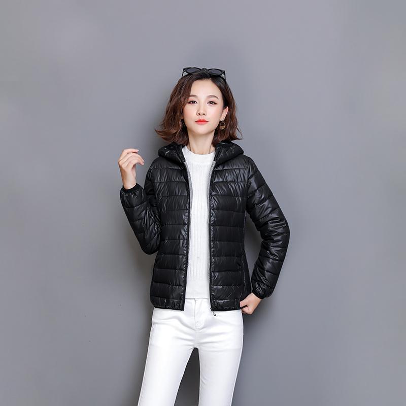 Fashion Women Winter Autumn Warm Hooded Down Light Coat Jacket Overcoat Outwear
