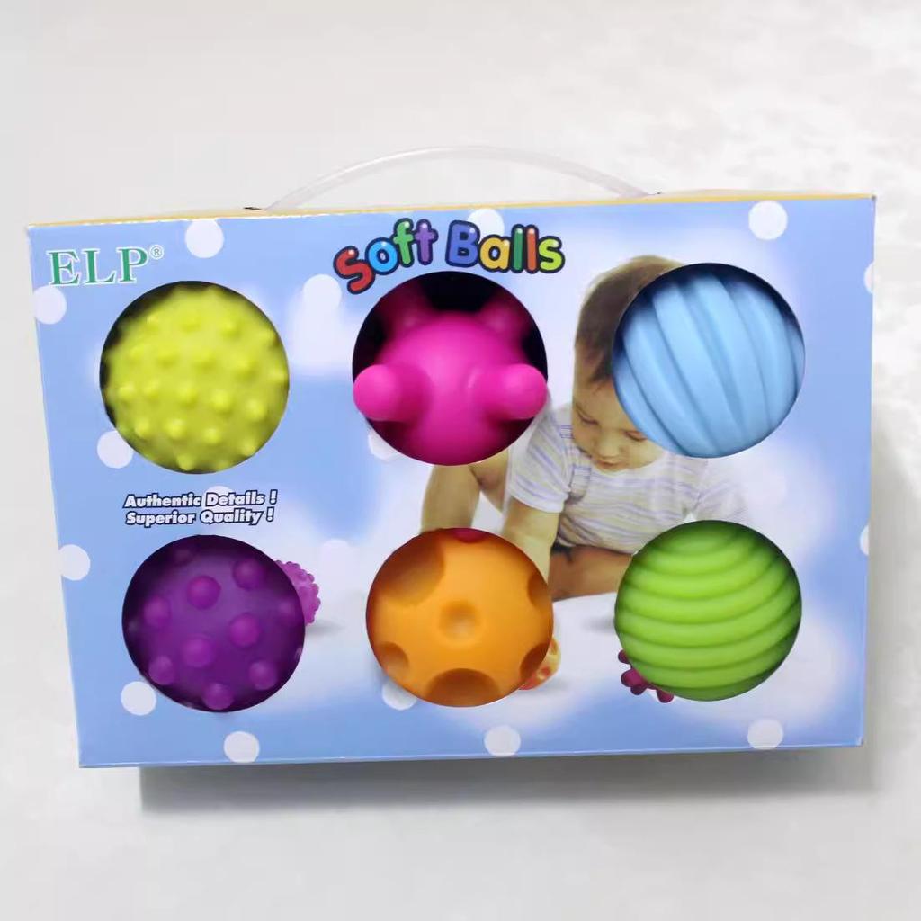 Soft Hand-Held Baby Tactile Toy Ball