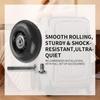 PU Roller Skate Wheels Suitcase Screw Replacement Wheels For Furniture And Inline Skate Repair Accessory Caster