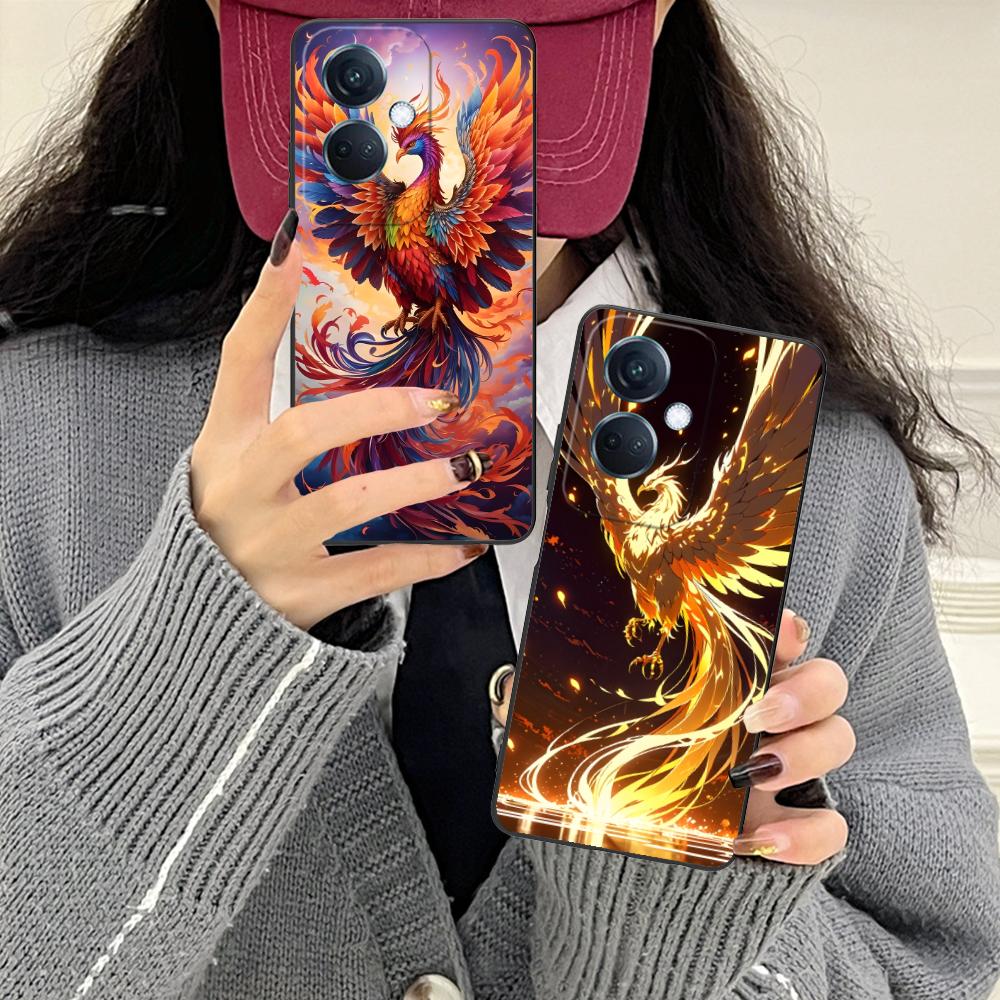 Luxury Phoenix Mobile Cell Phone Case for OPPO Find X9 X8 X7 X6 X5 X3 X2 Plus s Pro Ultra Lite Colorful Printing Cover Pretty