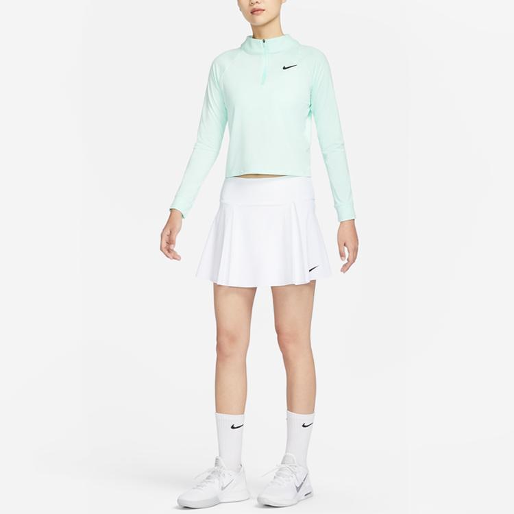 New Nike Dri Fit Casual Short Skirts Women's White DX1422-100