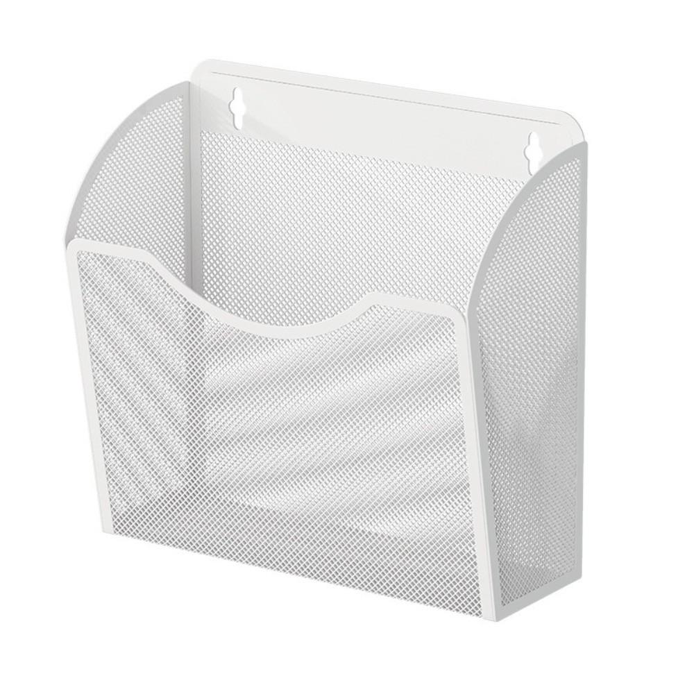 Magnetic Refrigerator Side Storage Basket Hanging File Organizer Basket Living Room