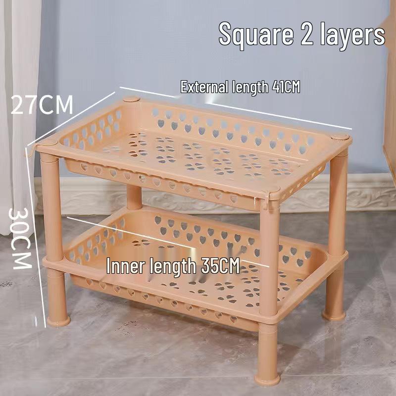Multi-layer Storage Rack for Kitchen and Bathroom