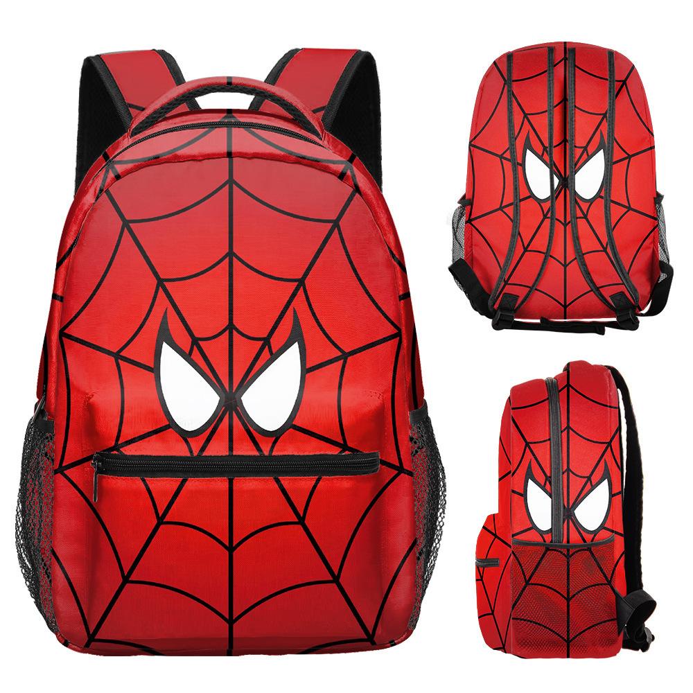 Spider-Man Backpack Elementary School Cartoon School Bag Boys Printed Backpack Superman Spider-Man
