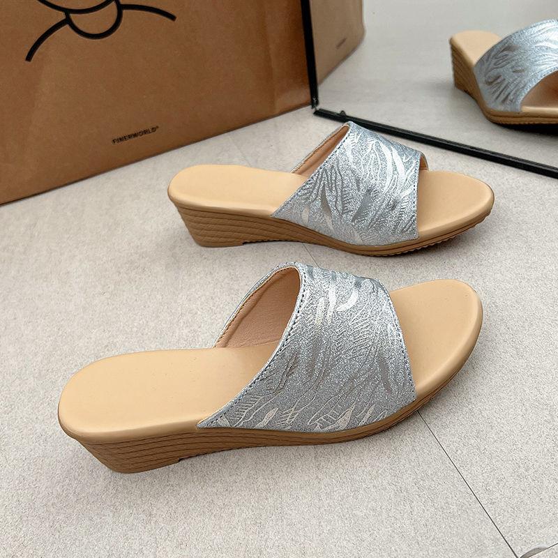 Summer New Fashionable Flat Slippers for Outerwear Comfortable Plus Size Non Slip Sandals