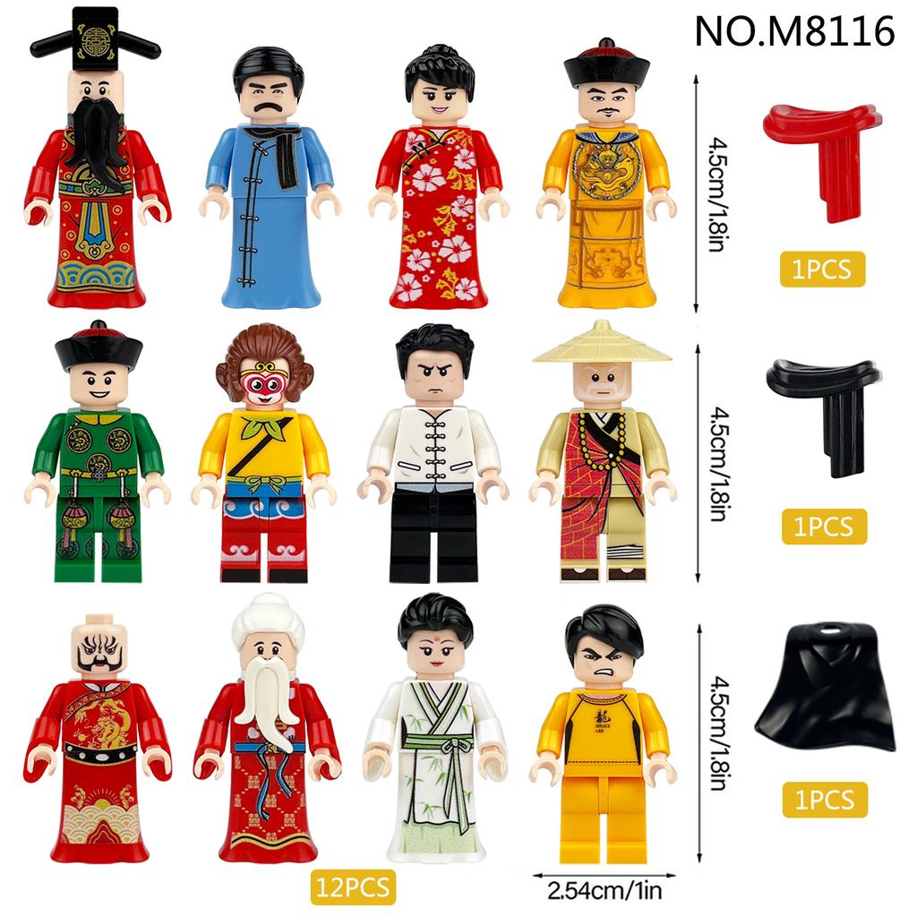 Compatible City Occupation Building Block Figurine Teacher Student Boy Girl Building Block Figurine Toy