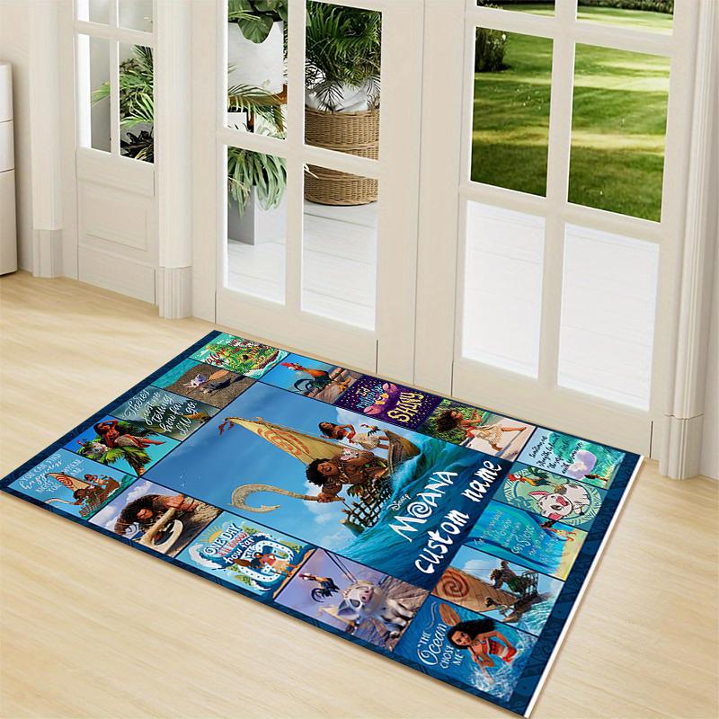 Custom Name "Aladdin's Magical Adventure" Carpet Rug Customizable Soft Washable Anti-Slip Home Living Room Sofa Mats Personalized Rug. 0909187