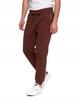 Men's Joggers with Pockets, Warm, Drawstrings, MORAJ 3XL BROWN