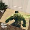 Authorized 1pc Cartoon Printed Mat, Hulk Back View Lightning Burst Engineering Drawing Background Easy To Clean, Suitable for