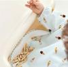 A-Class Waterproof Baby Eating Smock: Stain-Resistant Long-Sleeve Bib with Back-Button for All Seasons.
