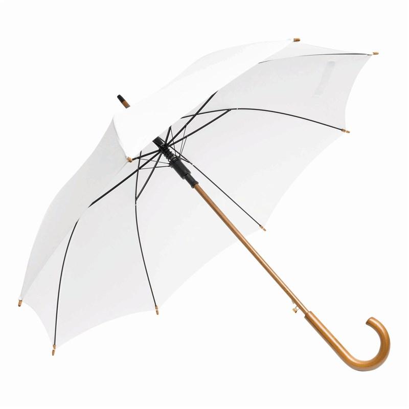 L-Merch Boogie Wooden Handle Automatic Stick Umbrella